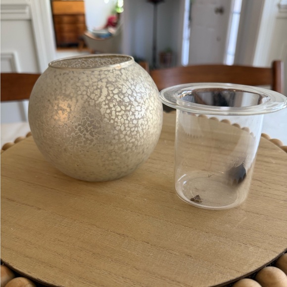 PartyLite Amber Frost Tea Light Holder Trio - Picture 7 of 7